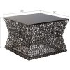 Коктейльный стол Phillips Collection Weaved Hourglass Coffee Table