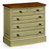 Комод Jonathan Charles Gustavian style bow fronted chest