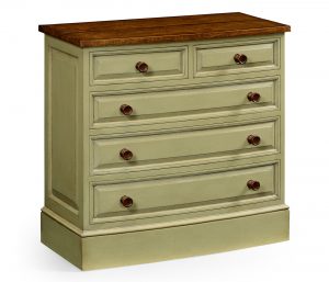 Комод Jonathan Charles Gustavian style bow fronted chest