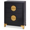 Комод Liang and Eimil OTIUM CHEST OF DRAWERS BLACK/BRASS