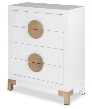 Комод Liang and Eimil OTIUM CHEST OF DRAWERS WHITE/BRASS