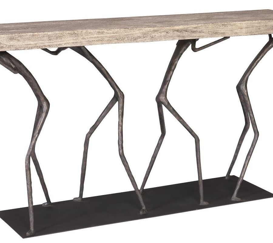 Консоль Phillips Collection Atlas Console Table Gray Stone TH101826