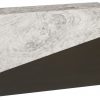 Консоль Phillips Collection Geometry Console Table Grey Stone TH97556