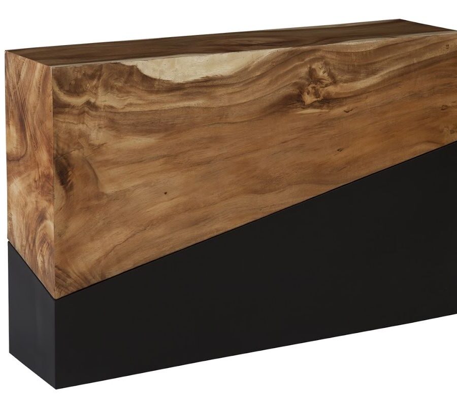 Консоль Phillips Collection Geometry Console Table Natural Wood TH85206