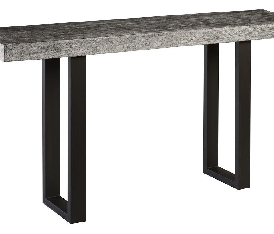 Консоль Phillips Collection Origins Straight Edge Console Table Gray Stone TH95588