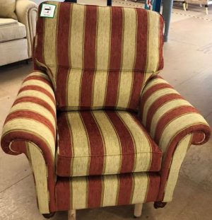 Кресло DURESTA Tewkesbury Armchair Russet Gold Stripe