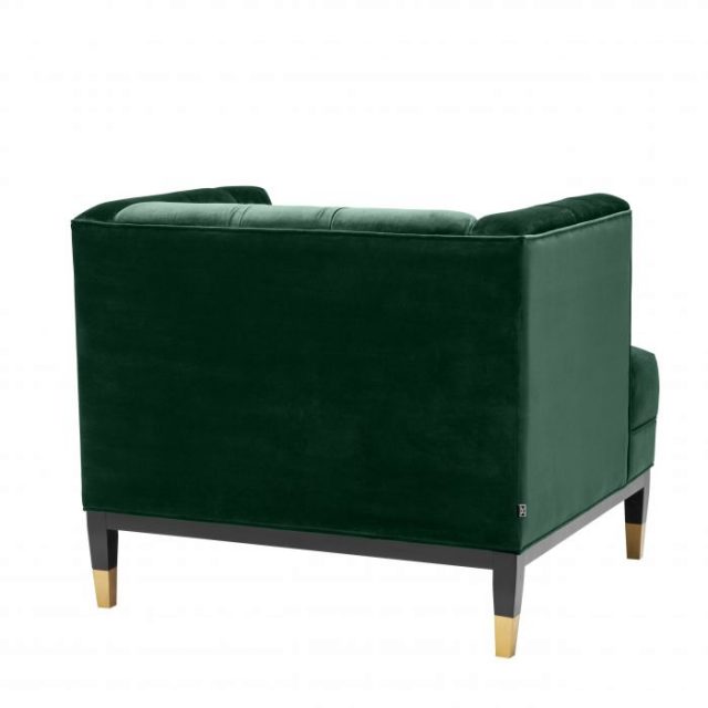Кресло EICHHOLTZ CASTELLE CHAIR DARK GREEN