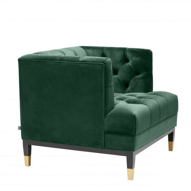 Кресло EICHHOLTZ CASTELLE CHAIR DARK GREEN