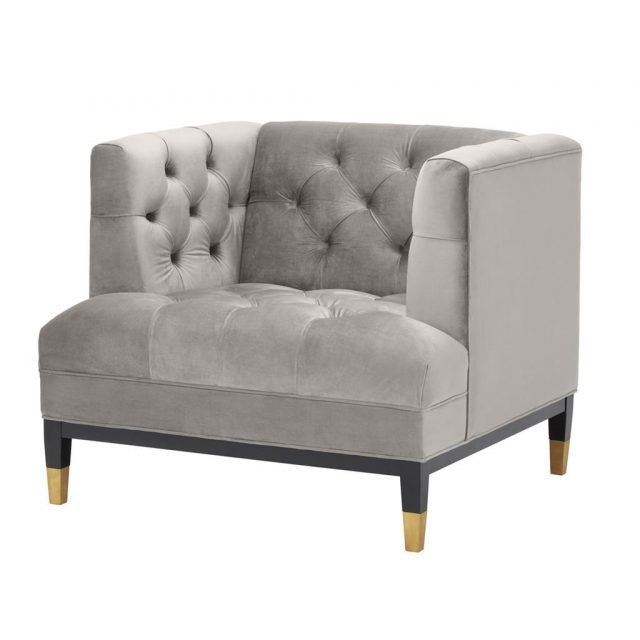 Кресло EICHHOLTZ CASTELLE CHAIR GREY