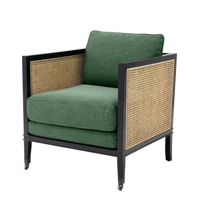 Кресло EICHHOLTZ CHAIR LAURISTON GREEN
