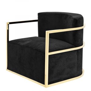 Кресло EICHHOLTZ Chair Emilio Gold