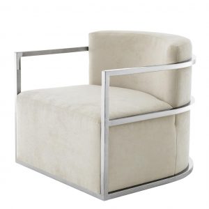 Кресло EICHHOLTZ Chair Emilio Silver