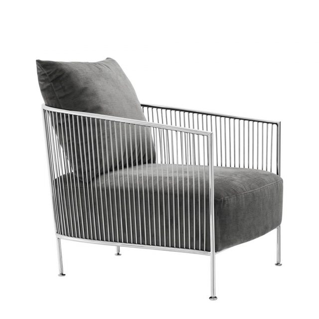 Кресло EICHHOLTZ Chair Knox Silver