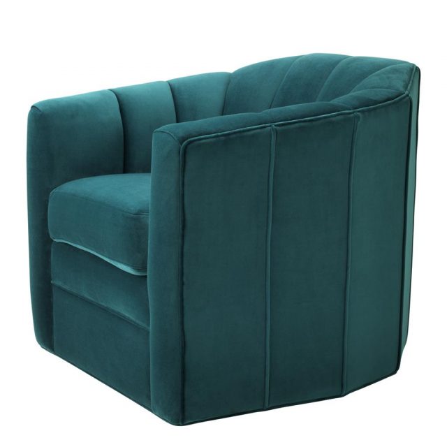 Кресло EICHHOLTZ Delancey Green Swivel Chair