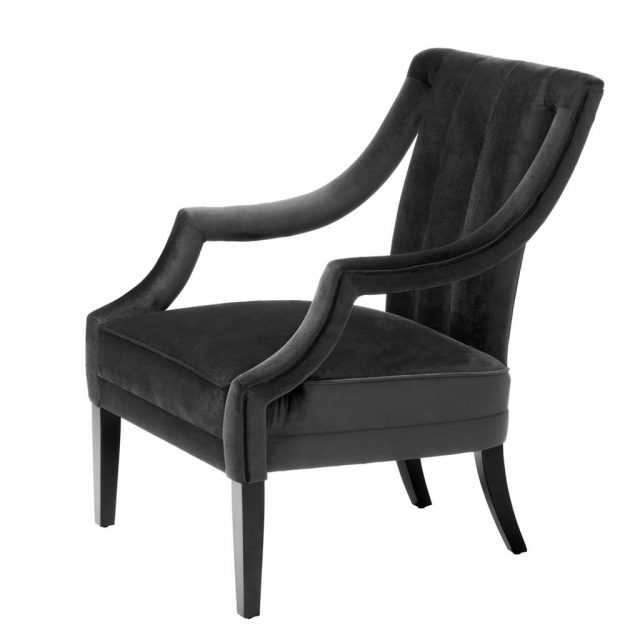 Кресло EICHHOLTZ ERMITAGE CHAIR BLACK