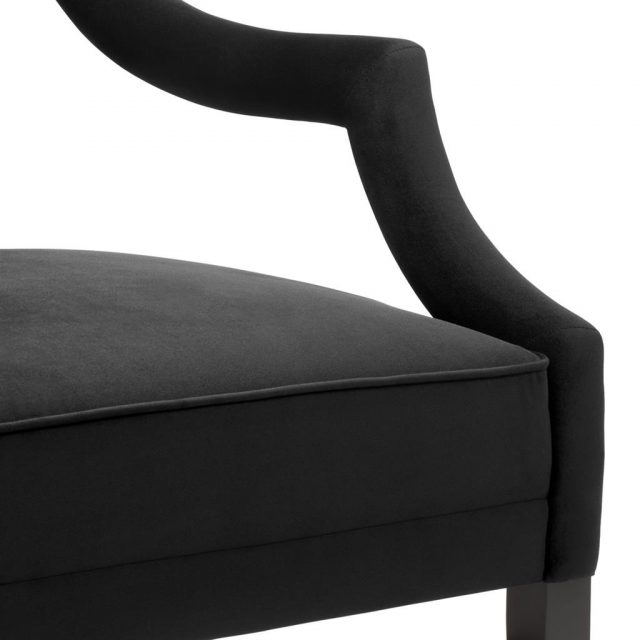 Кресло EICHHOLTZ ERMITAGE CHAIR BLACK