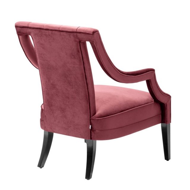Кресло EICHHOLTZ ERMITAGE CHAIR ROCHE BORDEAUX