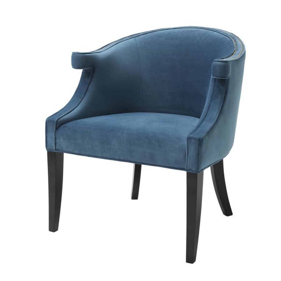 Кресло EICHHOLTZ MARGAUX CHAIR BLUE