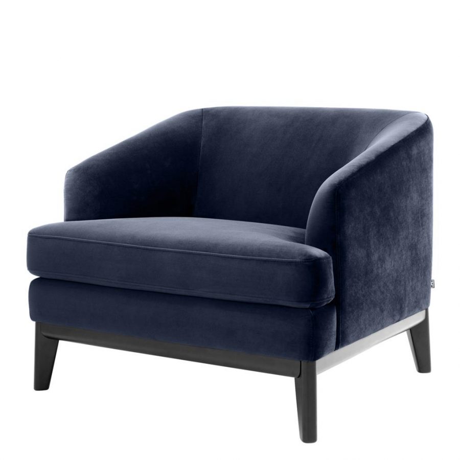 Кресло EICHHOLTZ MONTEREY CHAIR BLUE