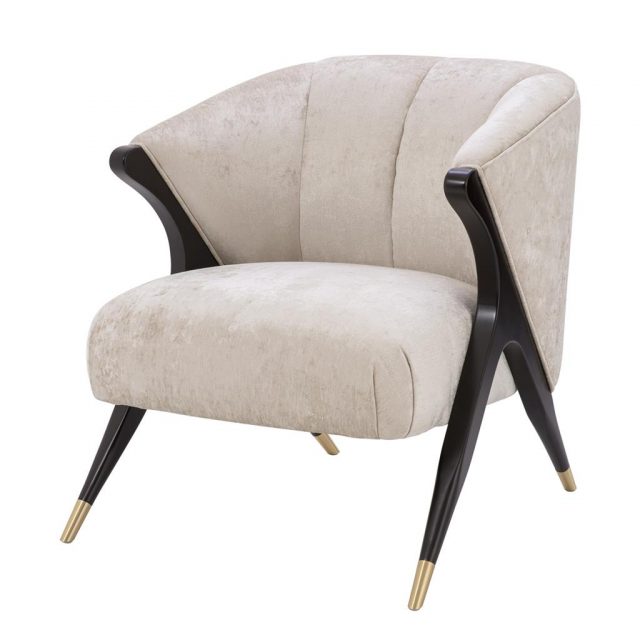 Кресло EICHHOLTZ PAVONE CHAIR BEIGE