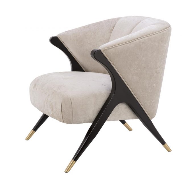 Кресло EICHHOLTZ PAVONE CHAIR BEIGE