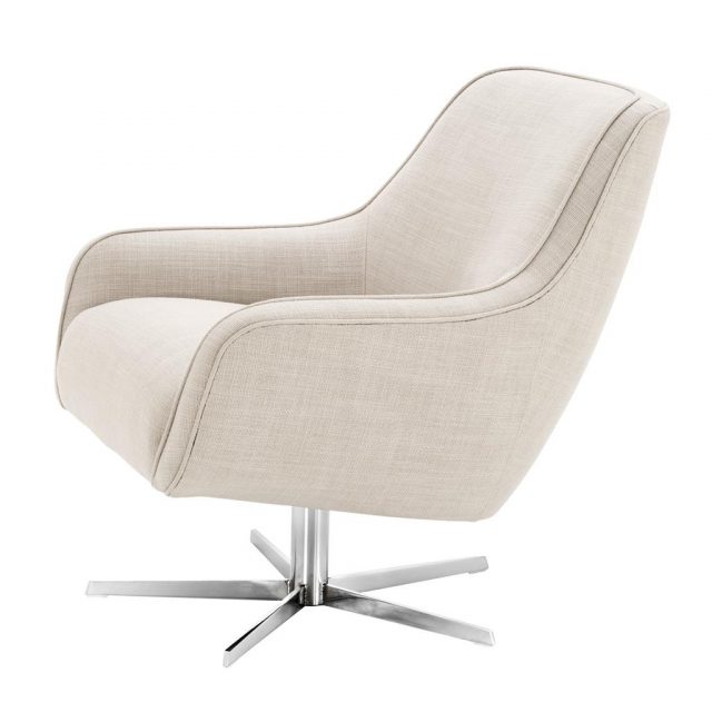 Кресло EICHHOLTZ Swivel Chair Serena Beige