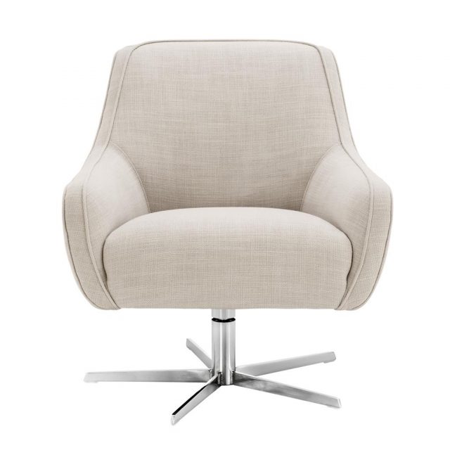 Кресло EICHHOLTZ Swivel Chair Serena Beige