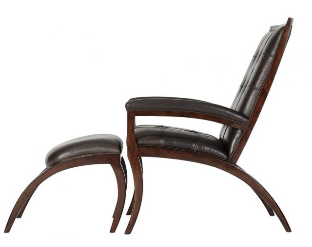 Кресло Theodore Alexander ARC CHAIR & OTTOMAN