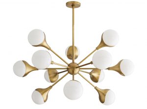 Люстра ARTERIORS AUGUSTUS CHANDELIER BRASS
