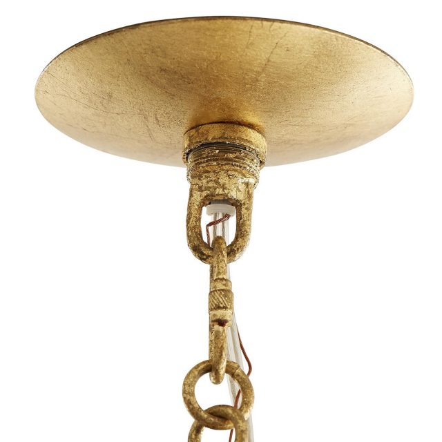 Люстра ARTERIORS FLORKO CHANDELIER GOLD LEAF