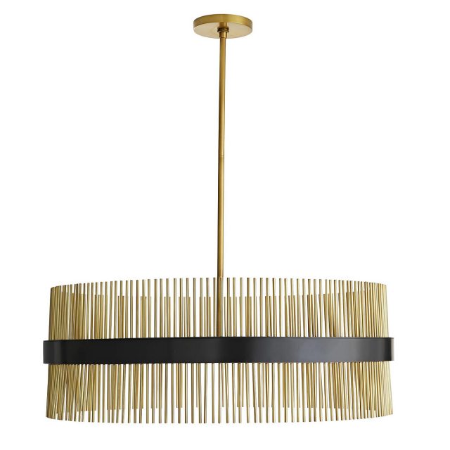 Люстра ARTERIORS HOZIER CHANDELIER ANTIQUE BRASS