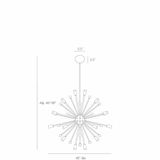 Люстра ARTERIORS IMOGENE LARGE