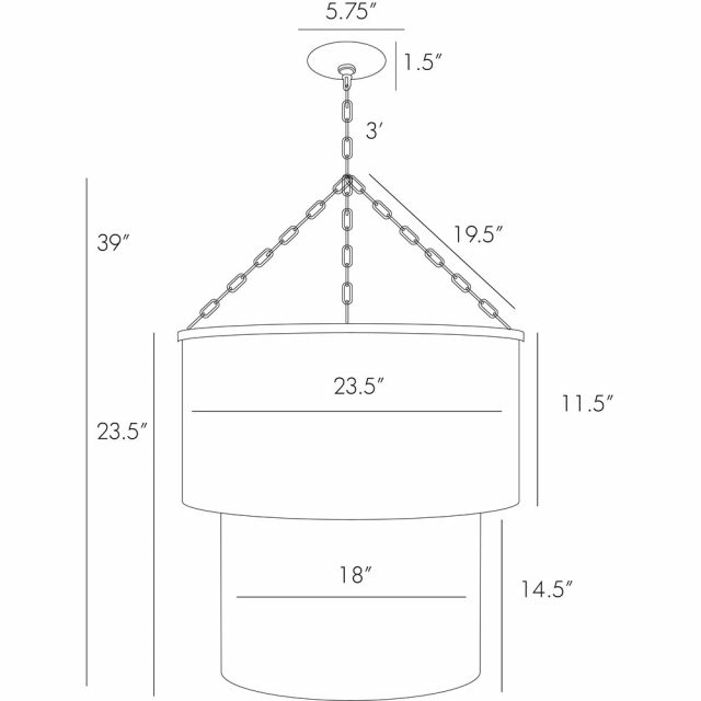 Люстра ARTERIORS JAMES CHANDELIER