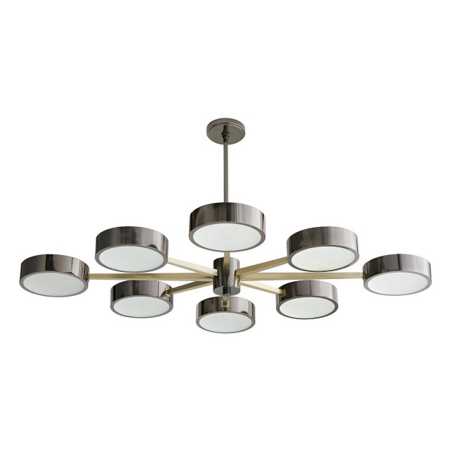 Люстра ARTERIORS LINUS STARBURST CHANDELIER BLACK NICKEL