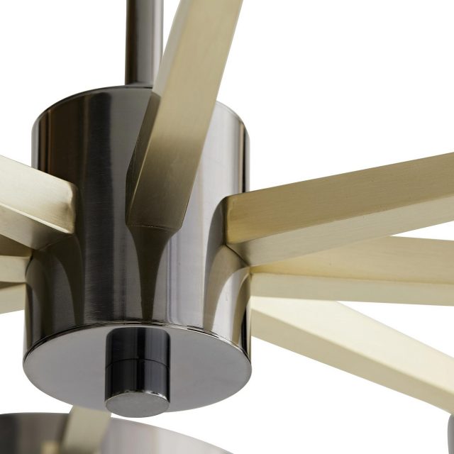 Люстра ARTERIORS LINUS STARBURST CHANDELIER BLACK NICKEL