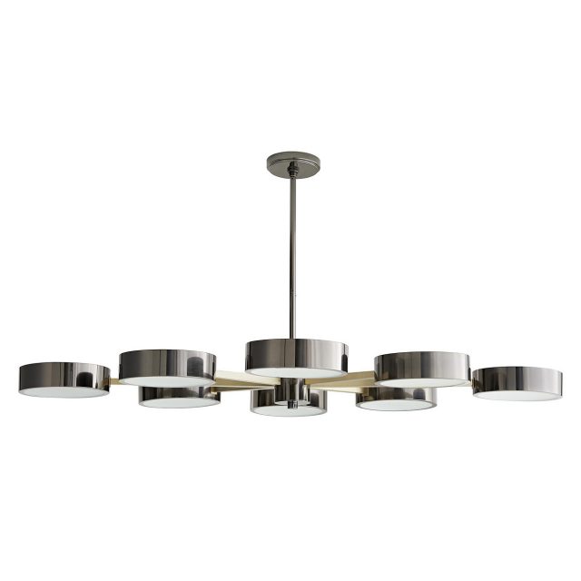 Люстра ARTERIORS LINUS STARBURST CHANDELIER BLACK NICKEL
