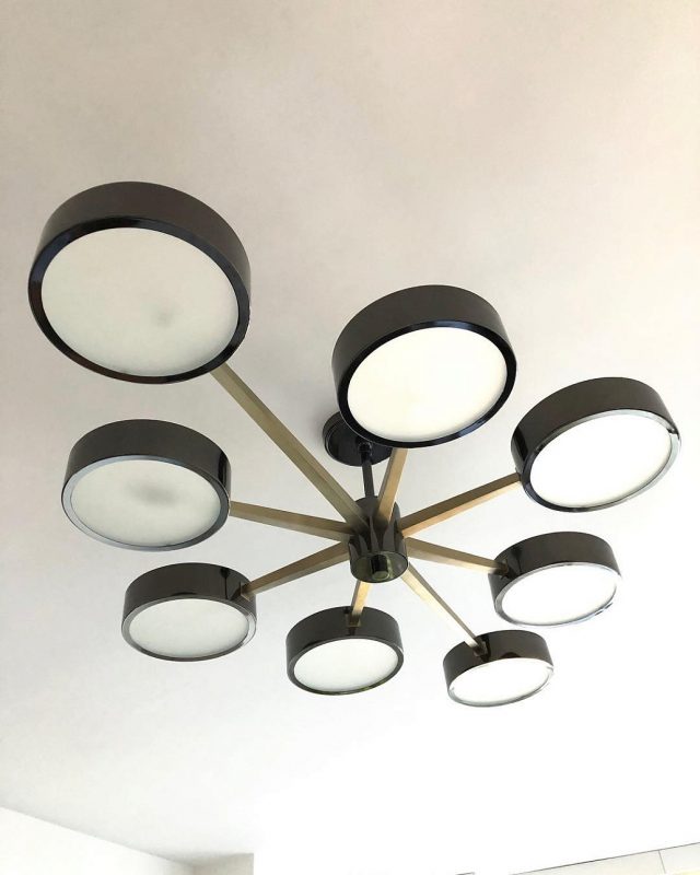 Люстра ARTERIORS LINUS STARBURST CHANDELIER BLACK NICKEL