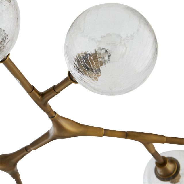 Люстра ARTERIORS MAHOWALD CHANDELIER ANTIQUE BRASS
