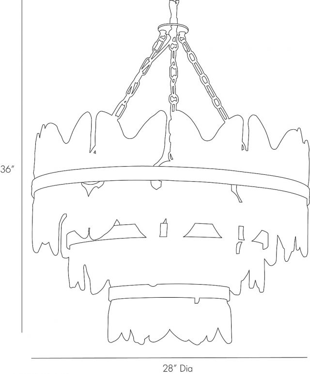 Люстра ARTERIORS MILLIE CHANDELIER