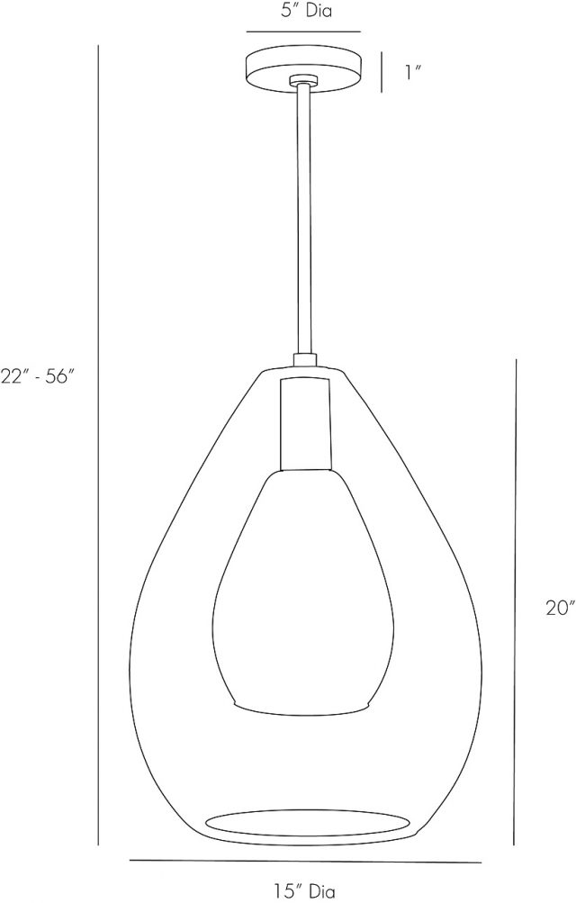 Люстра ARTERIORS NALA PENDANT BRUSHED NICKEL