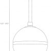 Люстра ARTERIORS NOBLE PENDANT