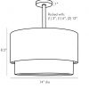 Люстра ARTERIORS NOLAN MINI PENDANT