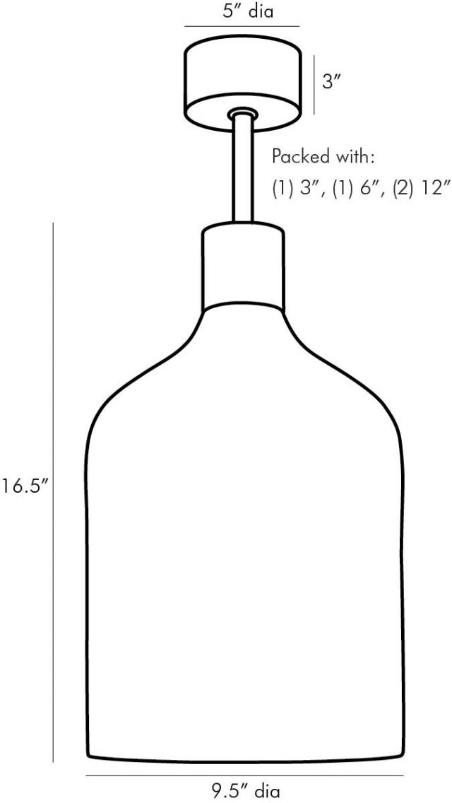 Люстра ARTERIORS NOREEN PENDANT BLACK