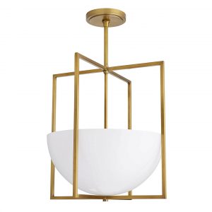 Люстра ARTERIORS ROYCE PENDANT ANTIQUE BRASS