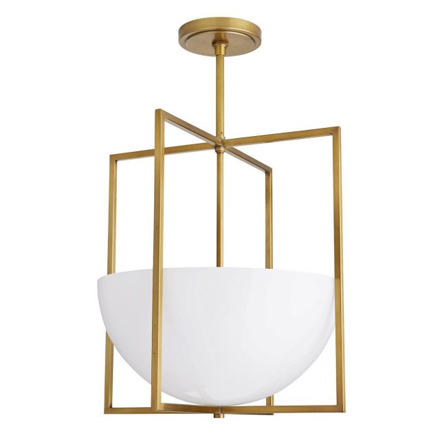 Люстра ARTERIORS ROYCE PENDANT ANTIQUE BRASS