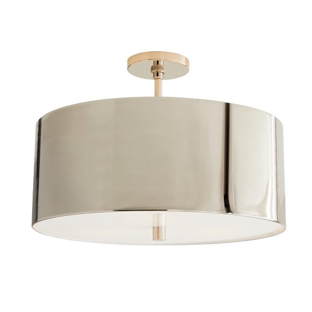 Люстра ARTERIORS TARBELL SEMI-FLUSH POLISHED NICKEL
