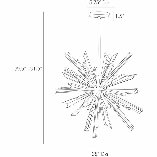 Люстра ARTERIORS WALDORF LARGE