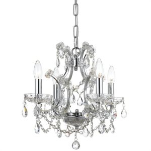 Люстра Crystorama FILMORE 4 LIGHT CRYSTAL