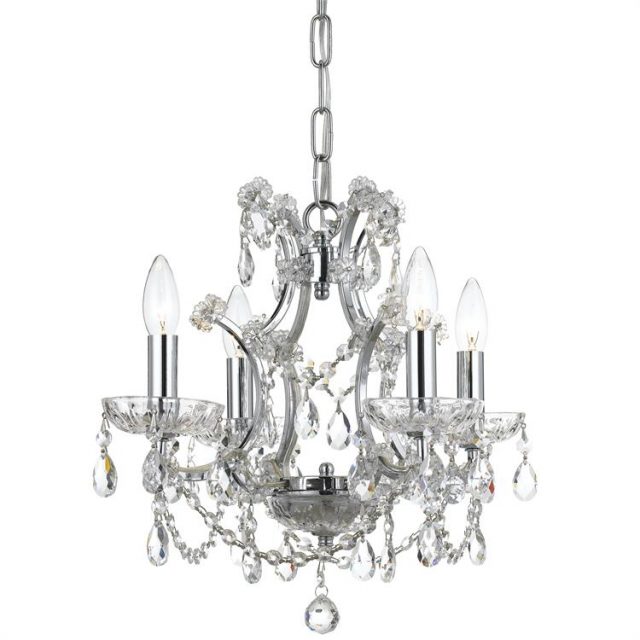 Люстра Crystorama FILMORE 4 LIGHT CRYSTAL