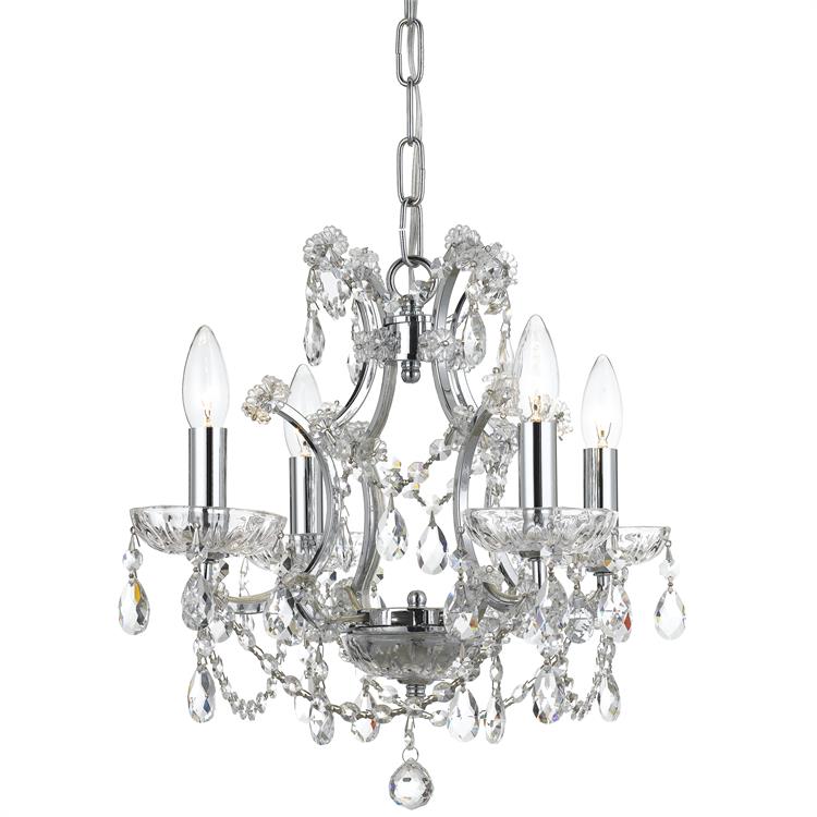 Люстра Crystorama FILMORE 4 LIGHT CRYSTAL